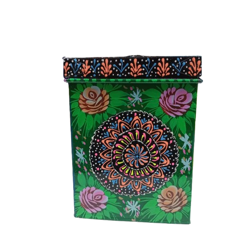 Hand-Painted Truck Art Kanaster – Size: (W-6inch x H-7.5inch) - Image 9
