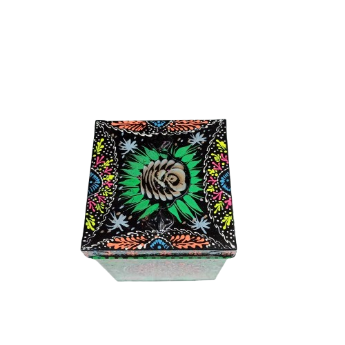 Hand-Painted Truck Art Kanaster – Size: (W-6inch x H-7.5inch) - Image 8
