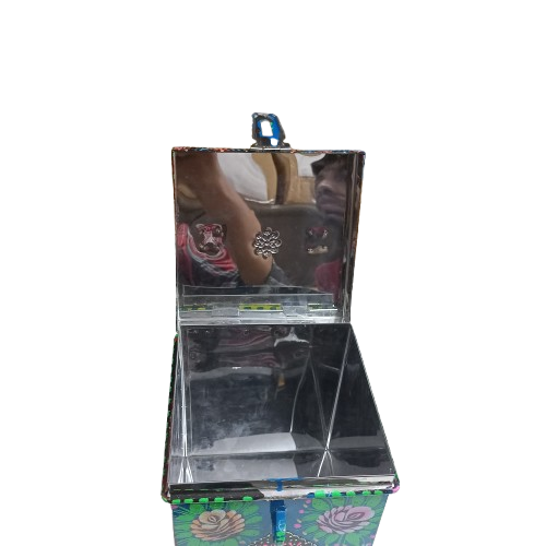 Hand-Painted Truck Art Kanaster – Size: (W-6inch x H-7.5inch) - Image 6