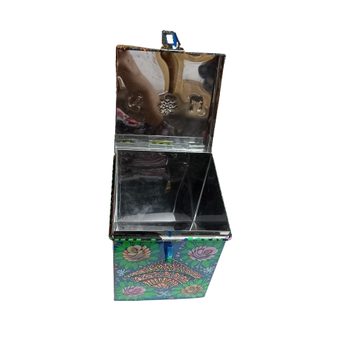 Hand-Painted Truck Art Kanaster – Size: (W-6inch x H-7.5inch) - Image 5