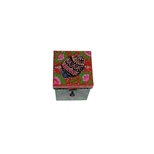 Hand-Painted Truck Art Kanaster – Size: (W-5inch x H-6.5inch) - Image 7