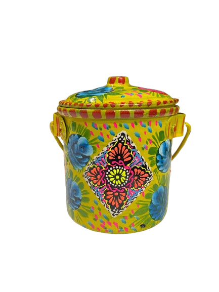 Truck Art Milk Bucket (Size : 17cmx14cm) - Image 4