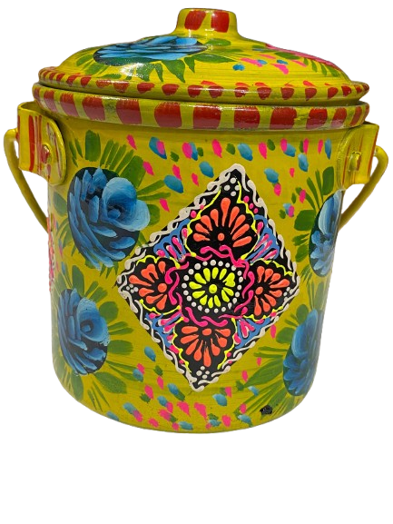 Truck Art Milk Bucket (Size : 17cmx14cm) - Image 5