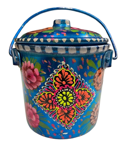Truck Art Milk Bucket (Size : 17cmx14cm) - Image 4