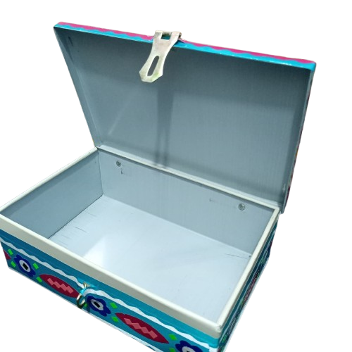 Chamakpatti Box: Real Truck Art Design for Storage and Decoration (W-20, H-14 cm) - Image 8