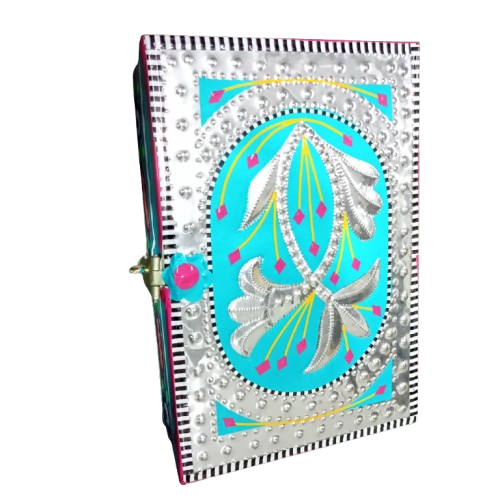Chamakpatti Box: Real Truck Art Design for Storage and Decoration (W-20, H-14 cm) - Image 14