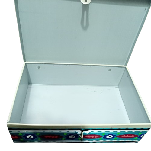Chamakpatti Box: Real Truck Art Design for Storage and Decoration (W-25, H-17 cm) - Image 7