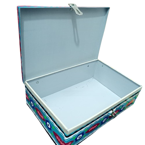 Chamakpatti Box: Real Truck Art Design for Storage and Decoration (W-25, H-17 cm) - Image 8