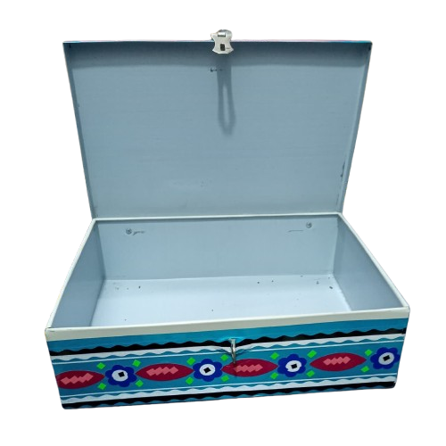 Chamakpatti Box: Real Truck Art Design for Storage and Decoration (W-27, H-19 cm) - Image 10