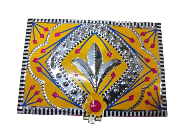 Chamakpatti Box: Real Truck Art Design for Storage and Decoration (W-16, H-11 cm) - Image 7