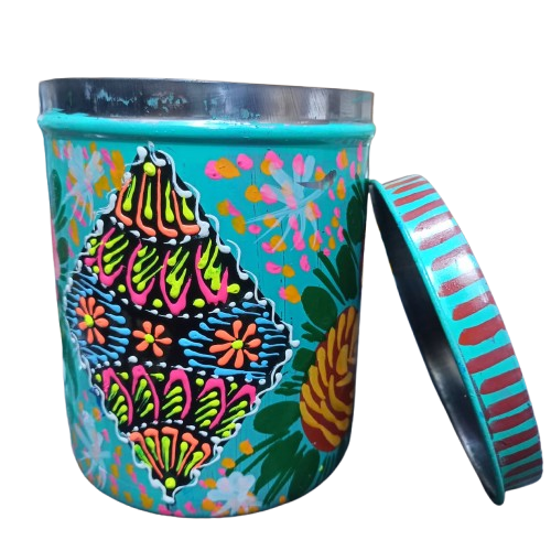 Truck Art Masala Box – Traditional Pakistani Spice Storage (H-4.7 Inch) - Image 5