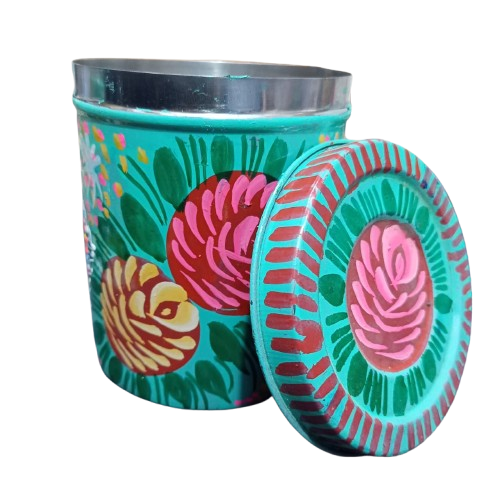 Truck Art Masala Box – Traditional Pakistani Spice Storage (H-4.7 Inch) - Image 4