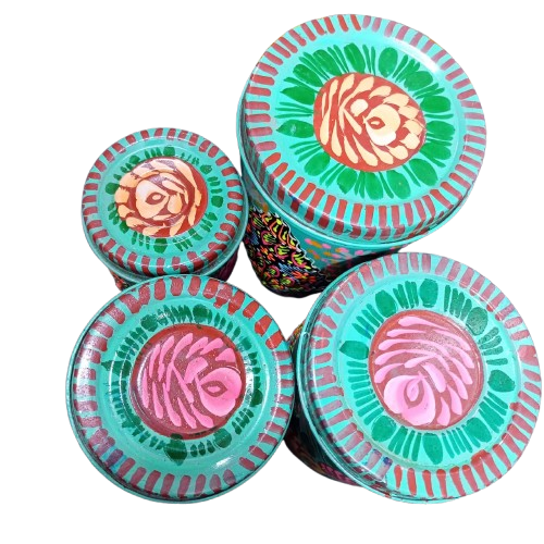 Truck Art Masala Box Set – Vibrant Handmade Spice Storage - Image 10