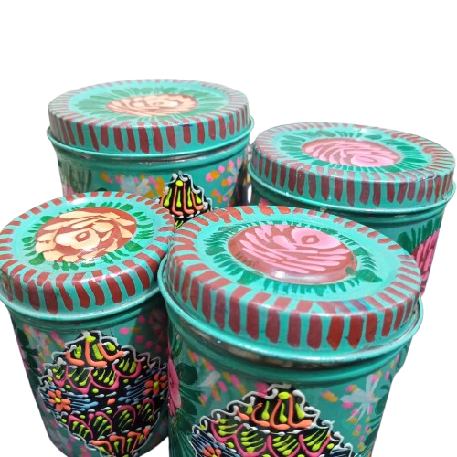 Truck Art Masala Box Set – Vibrant Handmade Spice Storage - Image 6