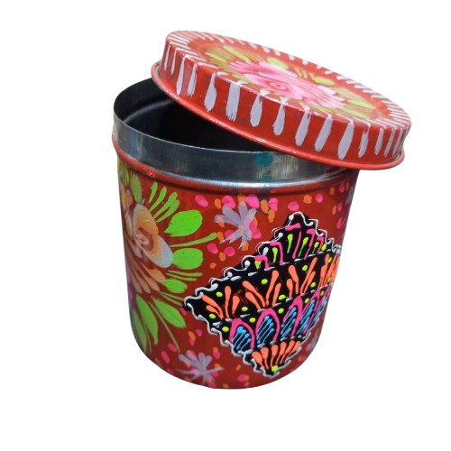 Truck Art Masala Box – Traditional Pakistani Spice Storage (H-4.5 Inch) - Image 8
