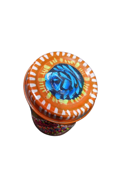 Truck Art Masala Box – Traditional Pakistani Spice Storage (H-4.7 Inch) - Image 6
