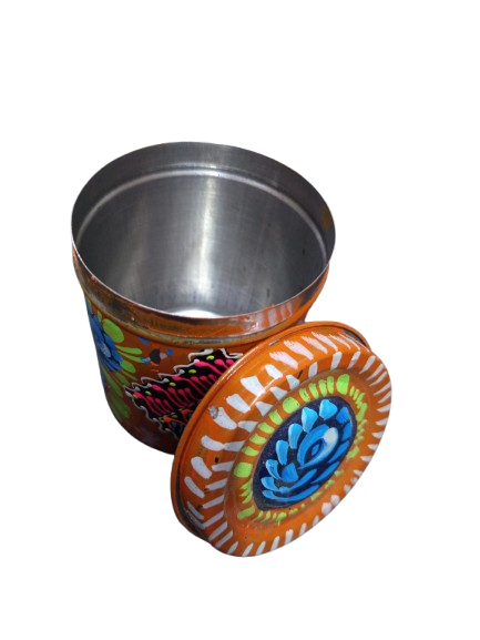 Truck Art Masala Box – Traditional Pakistani Spice Storage (H-4.7 Inch) - Image 7