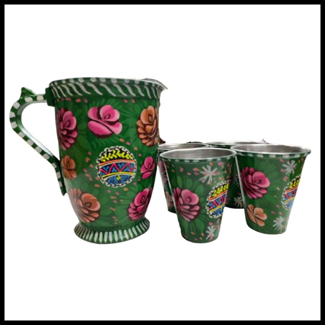 Truck Art Drinkware Set (5 pcs) - Image 3