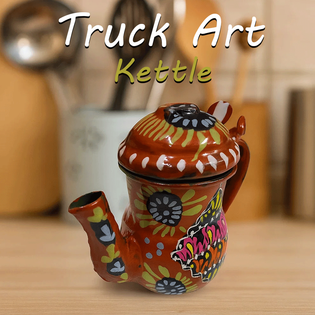 Truck Art Kettle (H-8cm)