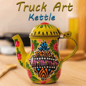 Truck Art Kettle (H-8cm)