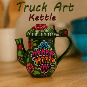 Truck Art Kettle (H-8cm)