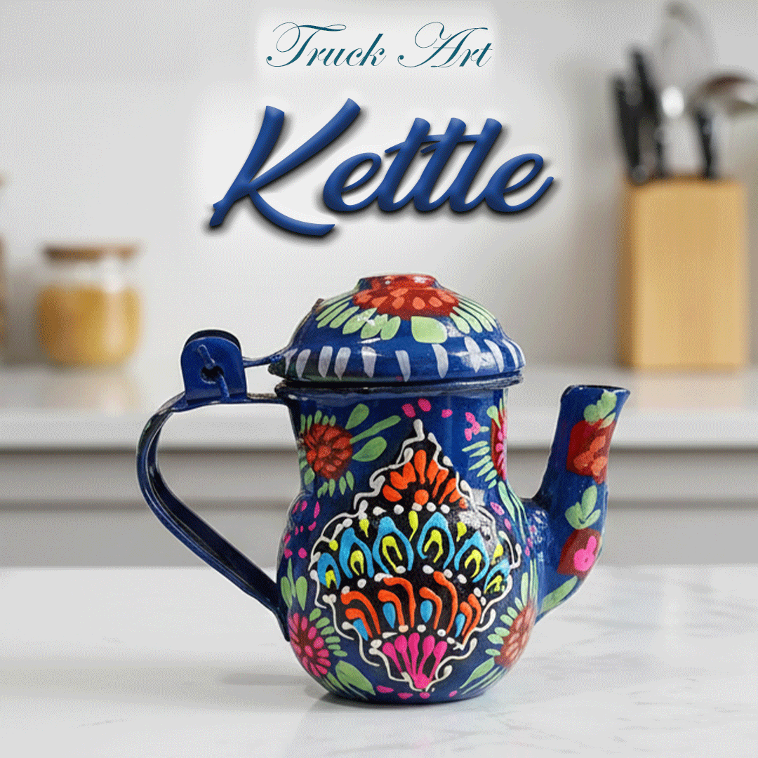 Truck Art Kettle (H-8cm)