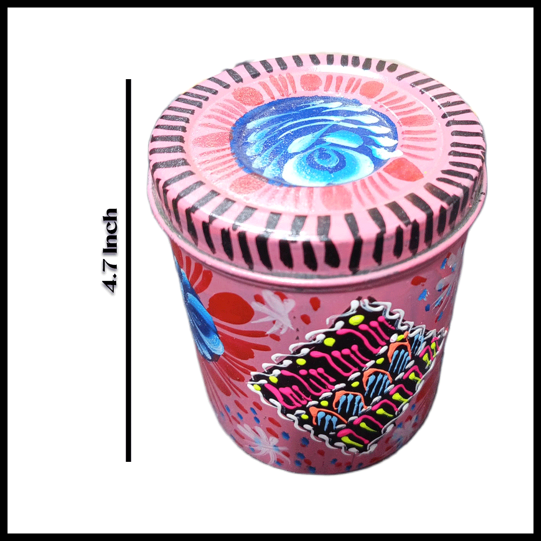 Truck Art Masala Box – Traditional Pakistani Spice Storage (H-4.7 Inch) - Image 3