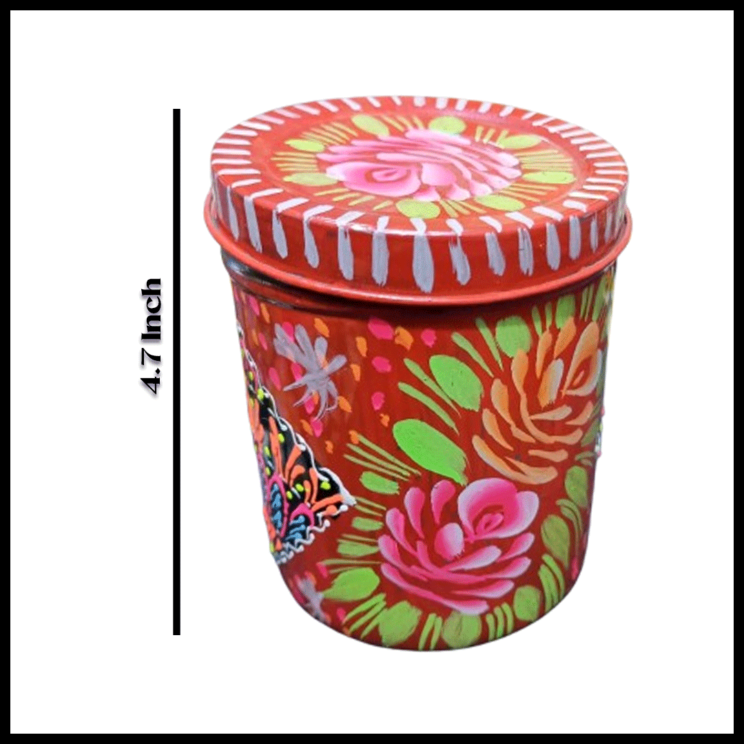 Truck Art Masala Box – Traditional Pakistani Spice Storage (H-4.7 Inch) - Image 3