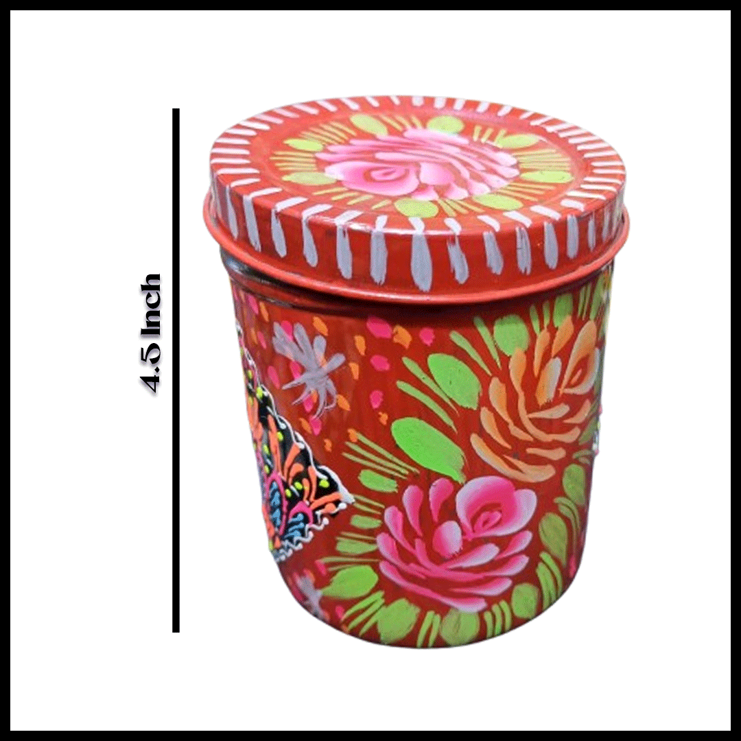 Truck Art Masala Box – Traditional Pakistani Spice Storage (H-4.5 Inch) - Image 3