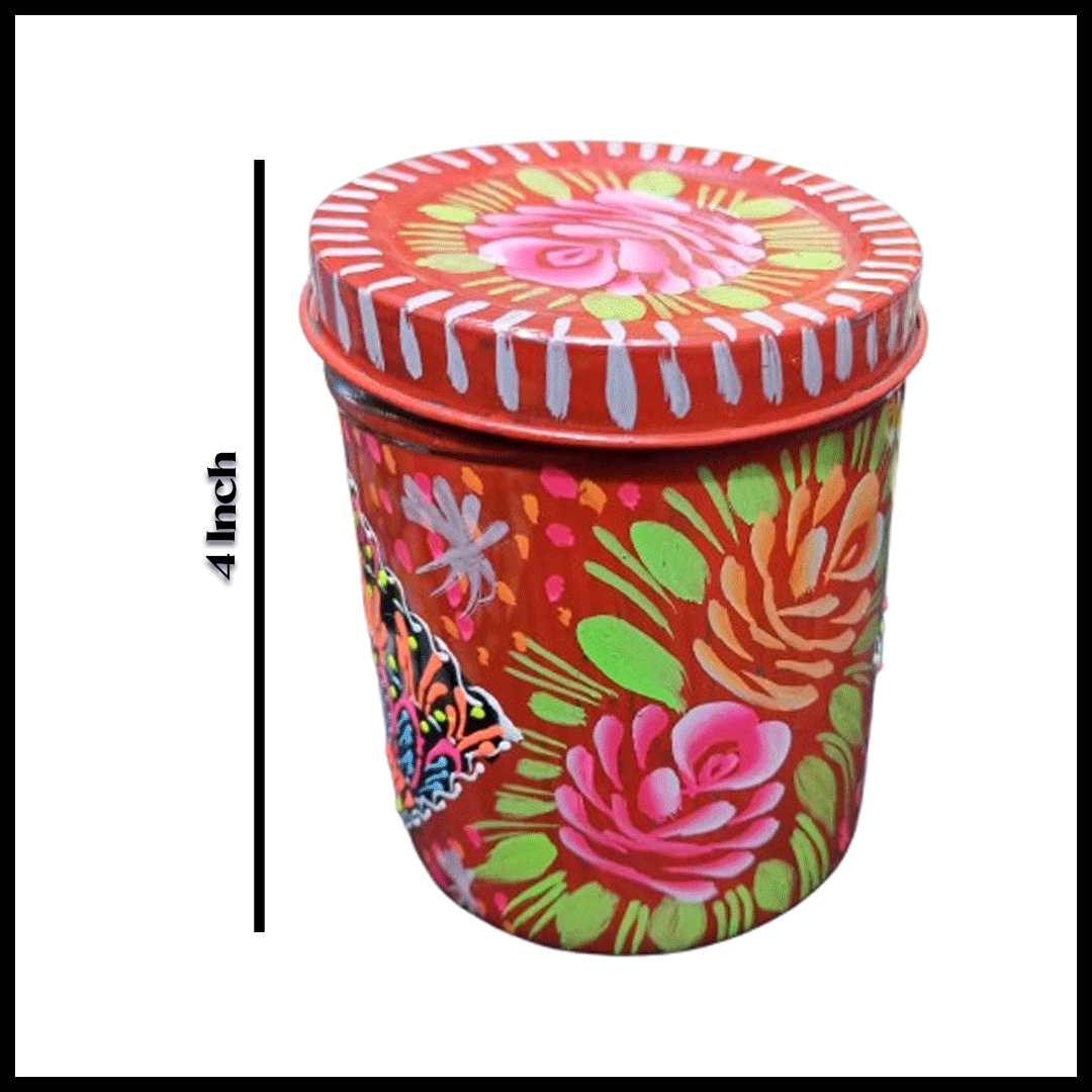 Truck Art Masala Box – Traditional Pakistani Spice Storage (H-4 Inch) - Image 3
