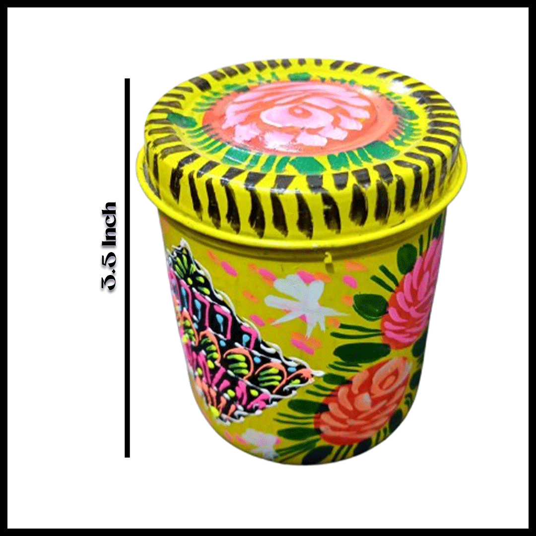 Truck Art Masala Box – Traditional Pakistani Spice Storage (H-3.5 Inch) - Image 3