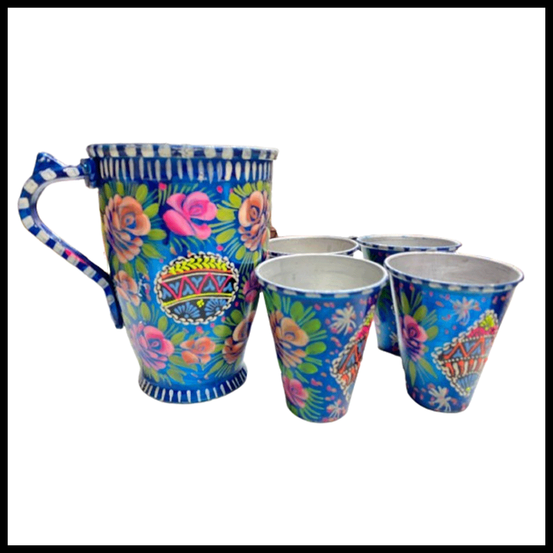 Truck Art Drinkware Set (5 pcs) - Image 3