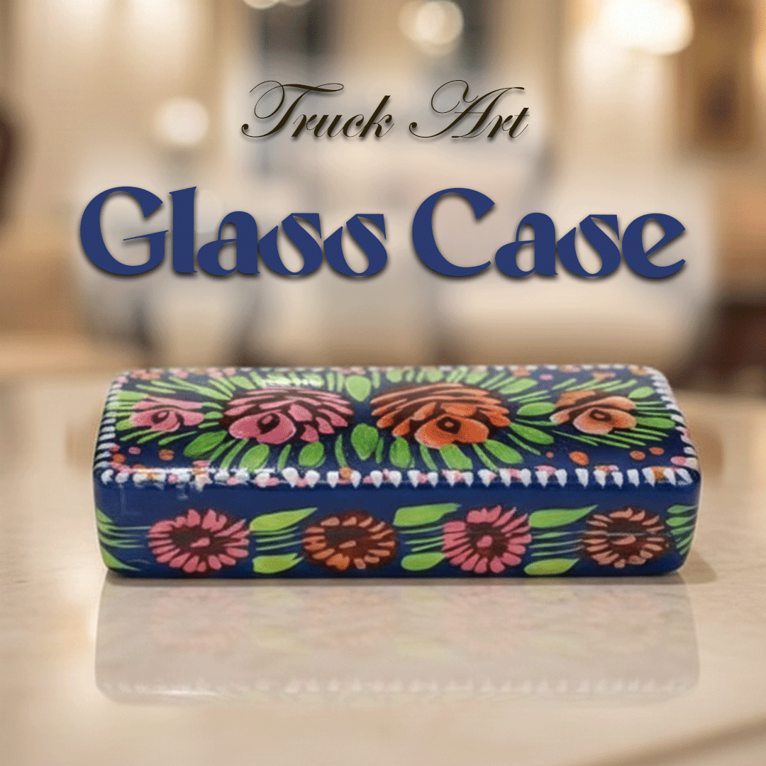 Truck Art Glass Case (W:15cm)