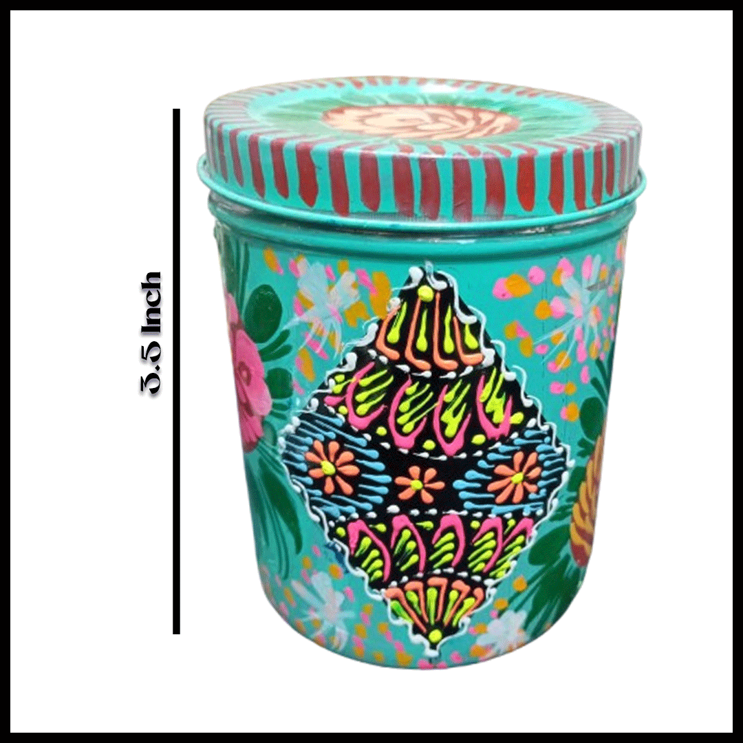 Truck Art Masala Box – Traditional Pakistani Spice Storage (H-3.5 Inch) - Image 3