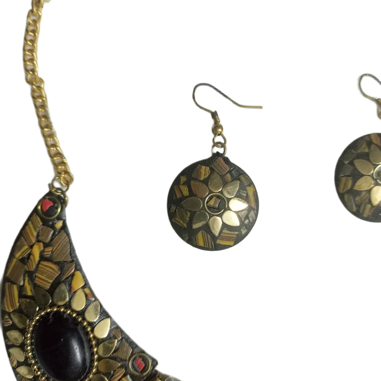Afghani Necklace With Artificial Stone - Image 5