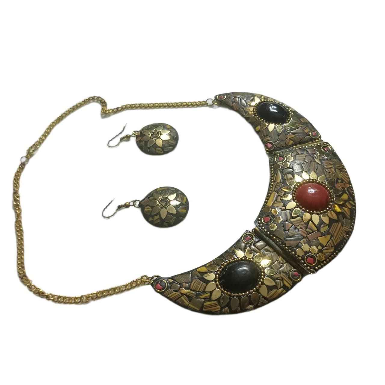 Afghani Necklace With Artificial Stone - Image 7