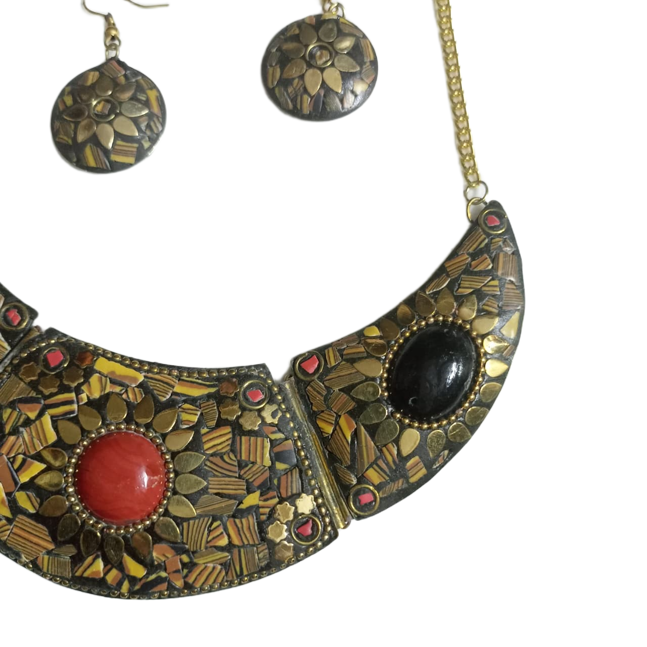 Afghani Necklace With Artificial Stone - Image 10