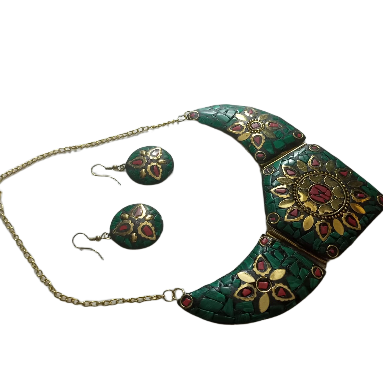 Afghani Necklace With Artificial Stone - Image 7