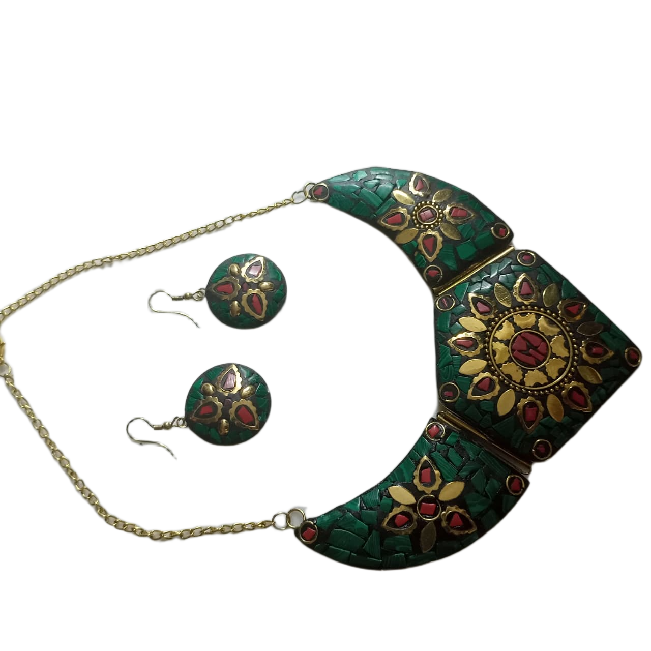 Afghani Necklace With Artificial Stone - Image 10