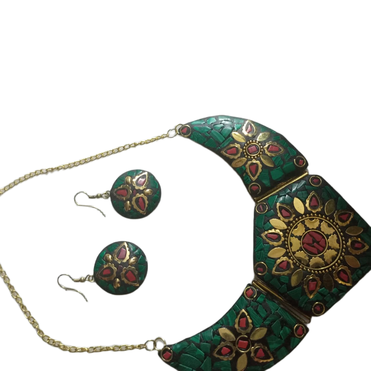 Afghani Necklace With Artificial Stone - Image 11