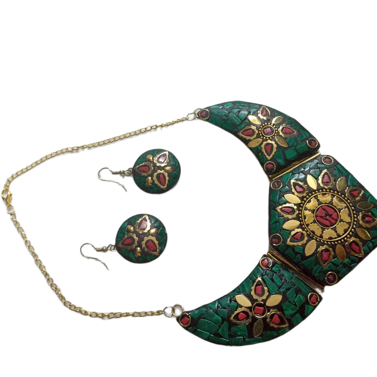 Afghani Necklace With Artificial Stone - Image 12