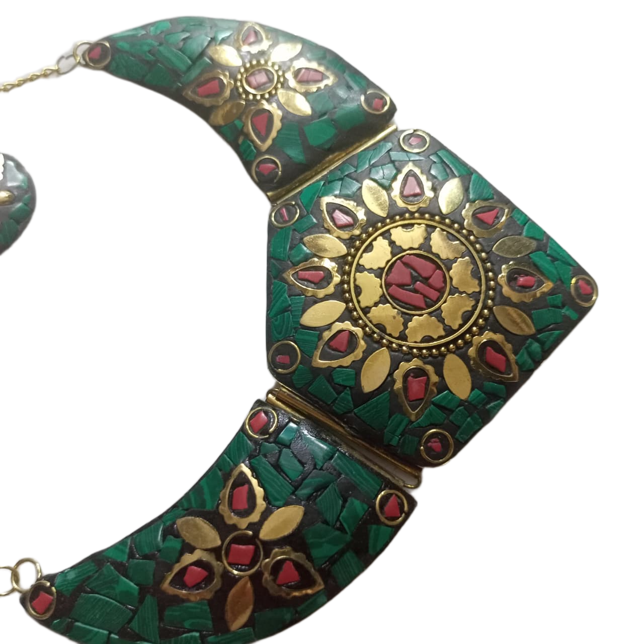Afghani Necklace With Artificial Stone - Image 6