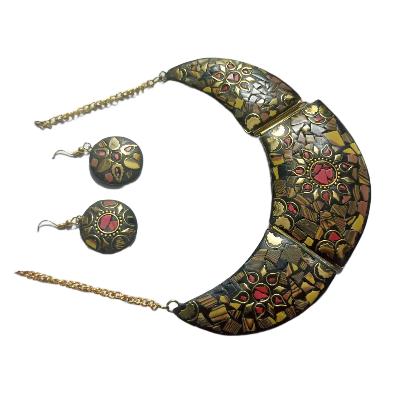 Afghani Necklace With Artificial Stone - Image 4