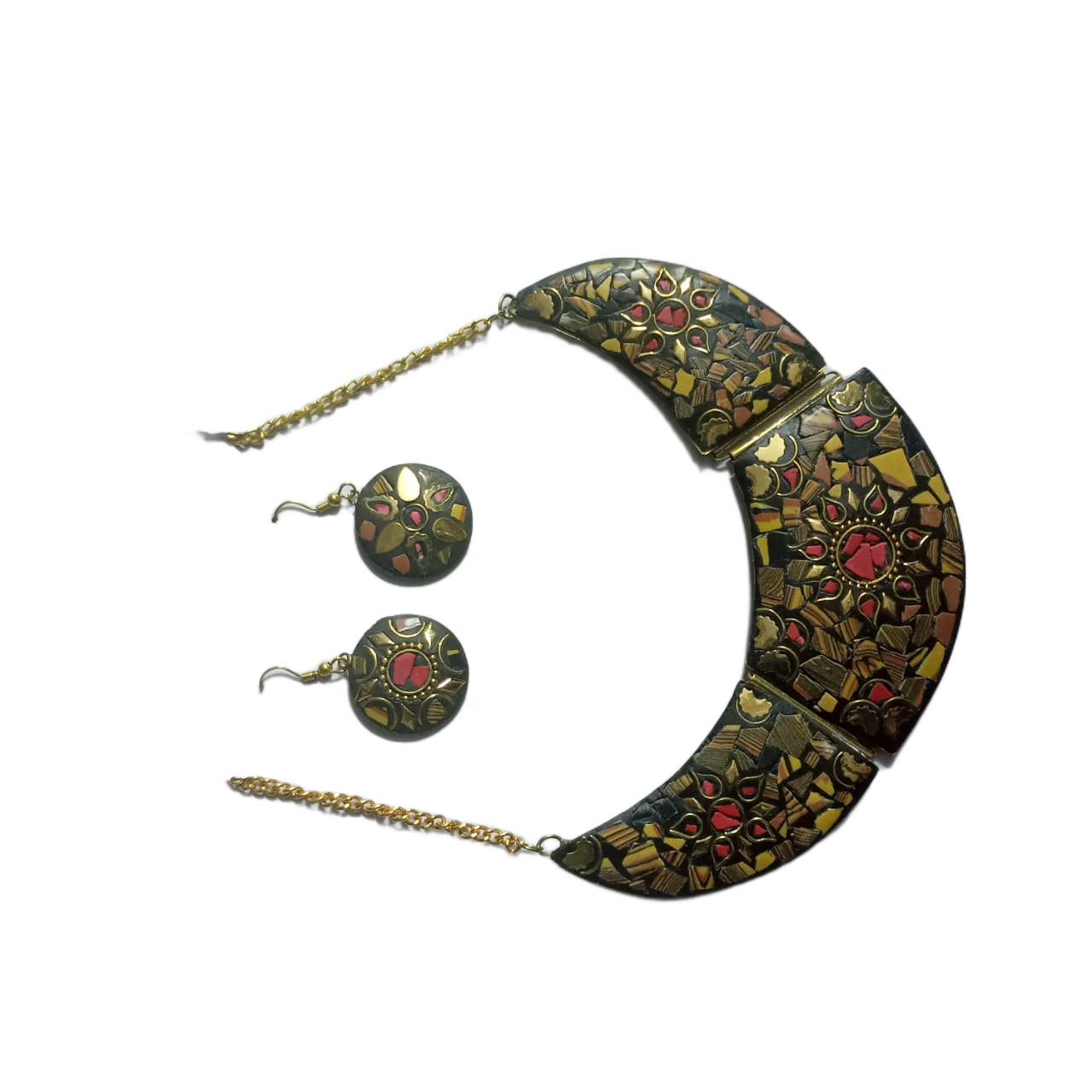 Afghani Necklace With Artificial Stone - Image 6