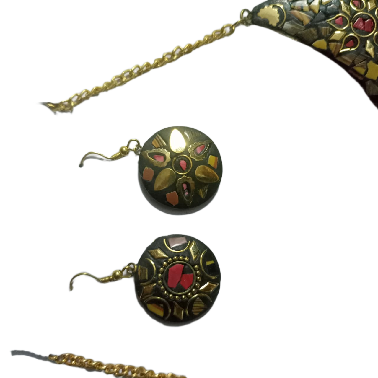 Afghani Necklace With Artificial Stone - Image 10
