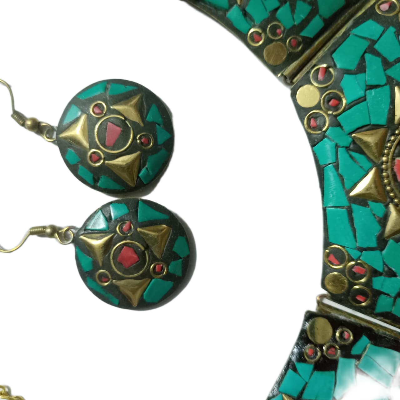 Afghani Necklace With Artificial Stone - Image 6
