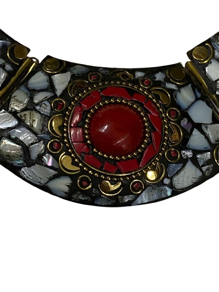 Afghani Necklace With Artificial Stone - Image 7