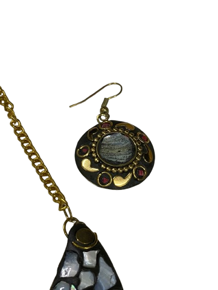 Afghani Necklace With Artificial Stone - Image 6