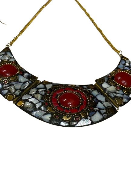 Afghani Necklace With Artificial Stone - Image 8