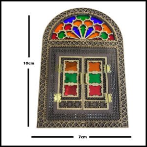 Handcrafted Wooden Decorative Gate (H-10inch × W-7inch)